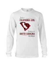 JUST A CALIFORNIA GIRL IN A SOUTH CAROLINA WORLD Long Sleeve Tee thumbnail