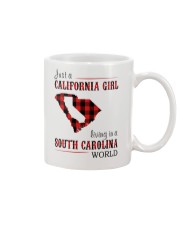 JUST A CALIFORNIA GIRL IN A SOUTH CAROLINA WORLD Mug thumbnail