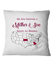KANSAS GEORGIA THE LOVE MOTHER AND SON Square Pillowcase thumbnail