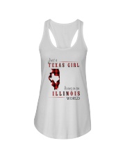 JUST A TEXAS GIRL IN AN ILLINOIS WORLD Ladies Flowy Tank thumbnail