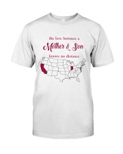 INDIANA CALIFORNIA THE LOVE MOTHER AND SON Classic T-Shirt thumbnail