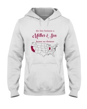 INDIANA CALIFORNIA THE LOVE MOTHER AND SON Hooded Sweatshirt thumbnail