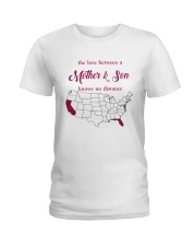 CALIFORNIA FLORIDA THE LOVE MOTHER AND SON Ladies T-Shirt thumbnail