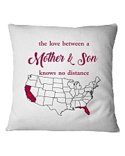 CALIFORNIA FLORIDA THE LOVE MOTHER AND SON Square Pillowcase thumbnail