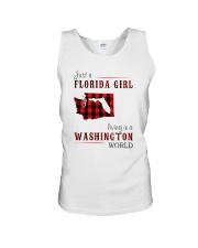 JUST A FLORIDA GIRL IN A WASHINGTON WORLD Unisex Tank thumbnail