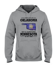 LIVE IN OKLAHOMA BUT I'LL HAVE MINNESOTA IN MY DNA Hooded Sweatshirt thumbnail