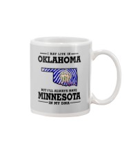 LIVE IN OKLAHOMA BUT I'LL HAVE MINNESOTA IN MY DNA Mug thumbnail