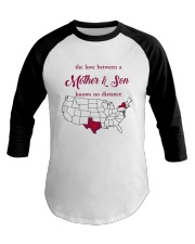 TEXAS NEW YORK THE LOVE MOTHER AND SON Baseball Tee thumbnail