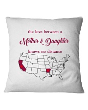 CALIFORNIA ARKANSAS THE LOVE MOTHER AND DAUGHTER Square Pillowcase thumbnail