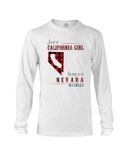 JUST A CALIFORNIA GIRL IN A NEVADA WORLD Long Sleeve Tee thumbnail