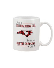 JUST A SOUTH CAROLINA GIRL-A NORTH CAROLINA WORLD Mug thumbnail