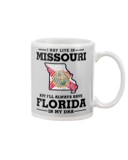 LIVE IN MISSOURI BUT I'LL HAVE FLORIDA IN MY DNA Mug thumbnail