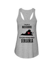 LIVE IN MISSOURI BUT BELONG TO VIRGINIA Ladies Flowy Tank thumbnail
