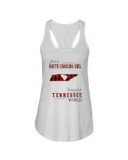 JUST A SOUTH CAROLINA GIRL IN A TENNESSEE WORLD Ladies Flowy Tank thumbnail