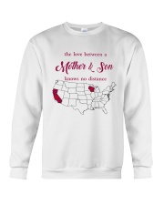 CALIFORNIA WISCONSIN THE LOVE MOTHER AND SON Crewneck Sweatshirt thumbnail