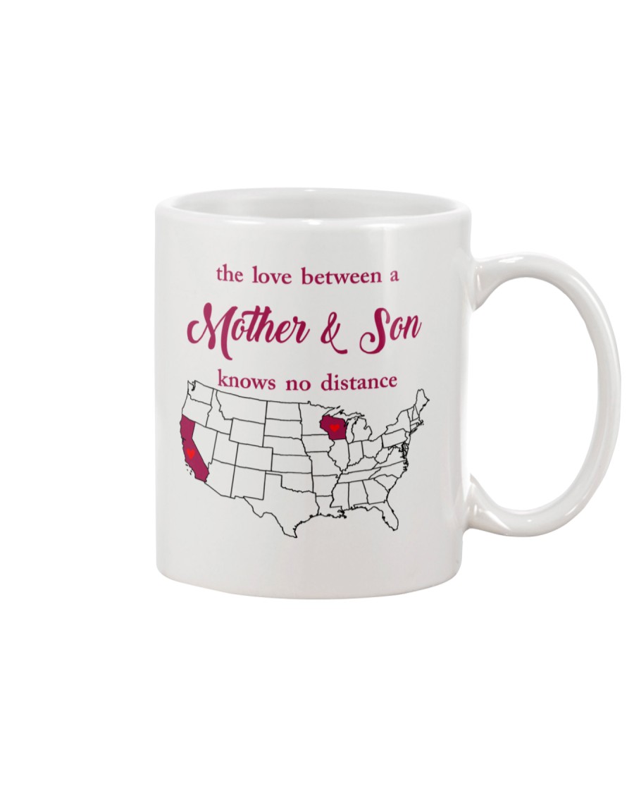 CALIFORNIA WISCONSIN THE LOVE MOTHER AND SON Mug