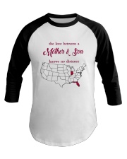 FLORIDA INDIANA THE LOVE MOTHER AND SON Baseball Tee thumbnail