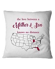 FLORIDA INDIANA THE LOVE MOTHER AND SON Square Pillowcase thumbnail