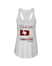 JUST A CALIFORNIA GIRL IN A NEW YORK WORLD Ladies Flowy Tank thumbnail