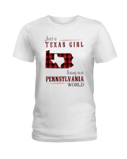 JUST A CALIFORNIA GIRL IN A NEW YORK WORLD Ladies T-Shirt thumbnail