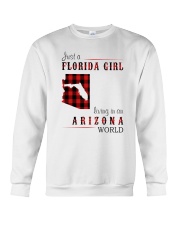 JUST A FLORIDA GIRL IN AN ARIZONA WORLD Crewneck Sweatshirt thumbnail
