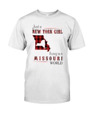 JUST A NEW YORK GIRL IN A MISSOURI WORLD Classic T-Shirt thumbnail