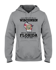 LIVE IN WISCONSIN BUT I'LL HAVE FLORIDA IN MY DNA Hooded Sweatshirt thumbnail