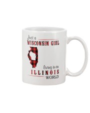 JUST A WISCONSIN GIRL IN AN ILLINOIS WORLD Mug thumbnail