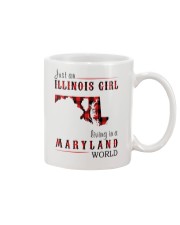 JUST AN ILLINOIS GIRL IN A MARYLAND WORLD Mug thumbnail