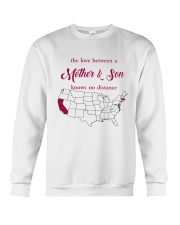 CALIFORNIA MASSACHUSETTS THE LOVE MOTHER AND SON Crewneck Sweatshirt thumbnail