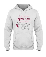 CALIFORNIA MASSACHUSETTS THE LOVE MOTHER AND SON Hooded Sweatshirt thumbnail