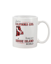 JUST A CALIFORNIA GIRL IN A RHODE ISLAND WORLD Mug thumbnail