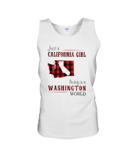 JUST A CALIFORNIA GIRL IN A WASHINGTON WORLD Unisex Tank thumbnail