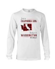 JUST A CALIFORNIA GIRL IN A WASHINGTON WORLD Long Sleeve Tee thumbnail