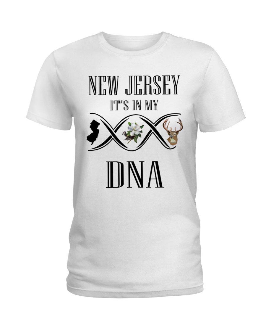 NEW JERSEY IT'S IN MY DNA Ladies T-Shirt
