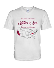 CALIFORNIA KENTUCKY THE LOVE MOTHER AND SON V-Neck T-Shirt thumbnail