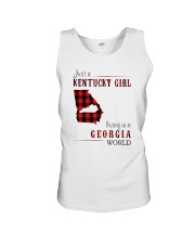 JUST A KENTUCKY GIRL IN A GEORGIA WORLD Unisex Tank thumbnail