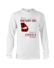 JUST A KENTUCKY GIRL IN A GEORGIA WORLD Long Sleeve Tee thumbnail