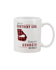 JUST A KENTUCKY GIRL IN A GEORGIA WORLD Mug thumbnail