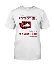 JUST A KENTUCKY GIRL IN A WASHINGTON WORLD Classic T-Shirt thumbnail