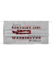 JUST A KENTUCKY GIRL IN A WASHINGTON WORLD Cloth face mask thumbnail