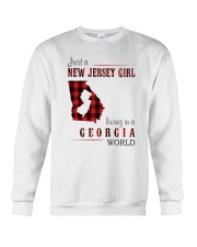 JUST A NEW JERSEY GIRL IN A GEORGIA WORLD Crewneck Sweatshirt thumbnail
