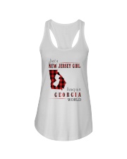 JUST A NEW JERSEY GIRL IN A GEORGIA WORLD Ladies Flowy Tank thumbnail