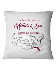 NEW JERSEY FLORIDA THE LOVE MOTHER AND SON Square Pillowcase thumbnail