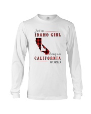 JUST A IDAHO GIRL IN A CALIFORNIA WORLD Long Sleeve Tee thumbnail