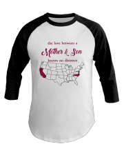 CALIFORNIA NORTH CAROLINA THE LOVE MOTHER AND SON Baseball Tee thumbnail