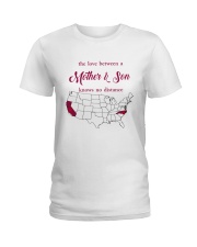 CALIFORNIA NORTH CAROLINA THE LOVE MOTHER AND SON Ladies T-Shirt thumbnail