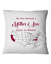 CALIFORNIA NORTH CAROLINA THE LOVE MOTHER AND SON Square Pillowcase thumbnail