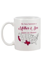 TEXAS CALIFORNIA THE LOVE MOTHER AND SON Mug back