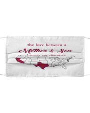 TEXAS CALIFORNIA THE LOVE MOTHER AND SON Cloth face mask thumbnail
